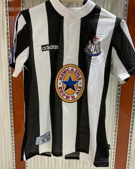 1995-97 Newcastle United Retro Home Kit Soccer Jersey